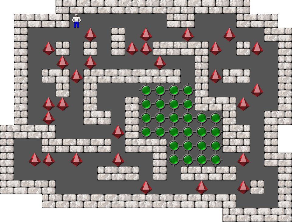 Sokoban Sonic 3 level 21